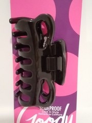 Goody Large Claw Clip Slideproof Black 3.5 Inch Set of 3