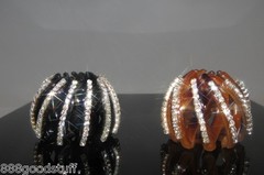 1 Brand New Gorgeous Hair Squeeze w Shiny Swarovski Crystal Jewelry Accessories