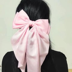 Stylish Satin Bow Hair Accessory Perfect for Daily Wear and Gatherings