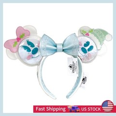 Disney` Parks Pastel Snowman NEW Loungefly Headband Mickey Minnie Ears Christmas