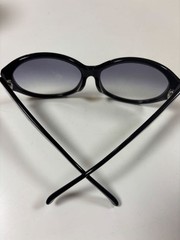 agnes b. PARIS Black Heart Pattern Sunglasses 62□16-140