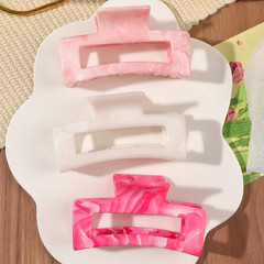 7 Pcs Big Hair Claw Clips 3.4″ Non-Slip Big Square Matte for Women Girls, Strong