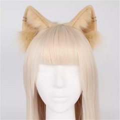 Simulated Cat Ear Fox Ear Headband Lolita Headwear Cosplay Props Handmake