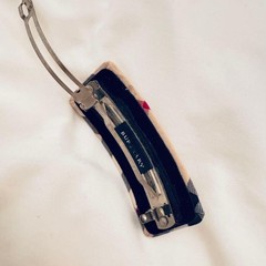 Burberry Plaid Barrette