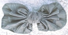Hair Bows/Six 5″-8″ Wide-Six Beautiful Colors/Vintage Different Styles-Àll Clean