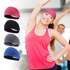 Men Women Moisture Wicking Sweatbands Headbands Elastic for Yoga Running Fitness