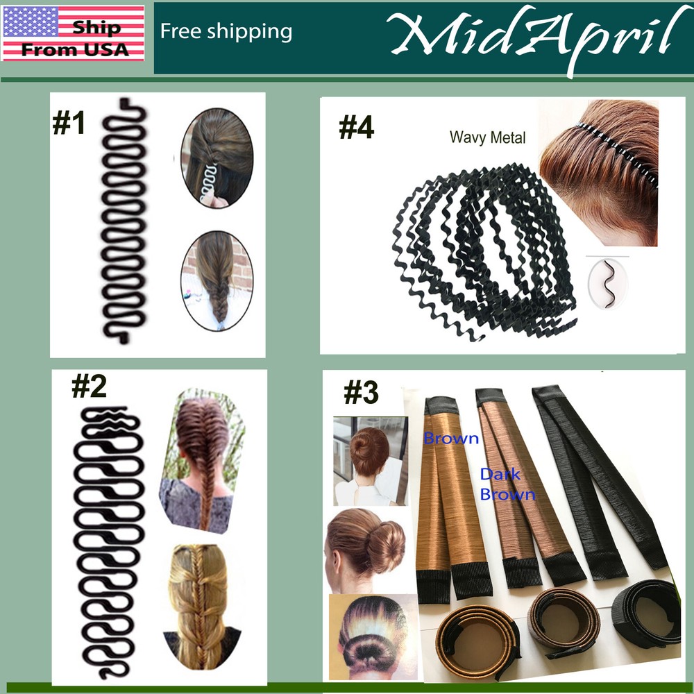 Women Hair DIY Tool French Braiding Tool Braided Hair Accessories US selle