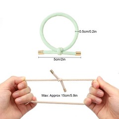 28PCS Elastic Hair Ties Accessories Set 14 Colors Knotted Rope Bands Women Girls
