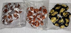 Set Of Three Girls Sports Themed Scrunchies