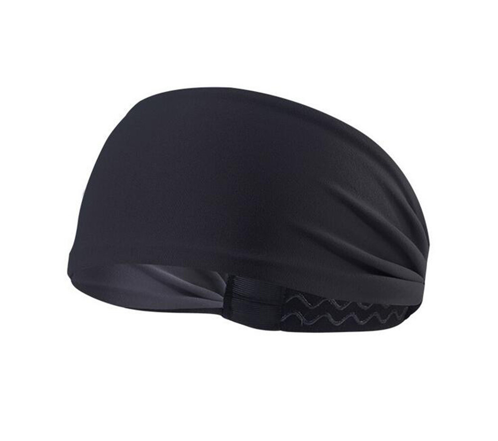 Sports Headband Wicking Moisture Elastic Sweatband Tennis Yoga Fitness Headwrap