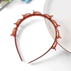 Textured MultiLayer Hair Band with Bangs Clip for Creative and Fun Hairstyles
