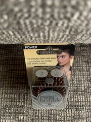 Invisibobble Power Strong Grip Hair Rings Brown Lot Of 3 Packs 9 Total