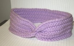 Crochet Knit-like Multicolored Headband