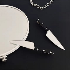 Women’s Style Gothic Fake Knife Hair Clips Decorative Hair Accessories New
