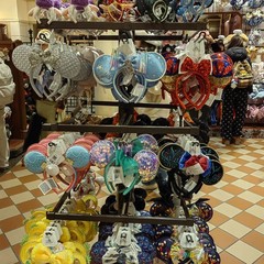 Disney.Parks Mickey Magical Bow Loungefly Minnie Mouse Ears Bow Sequins Headband