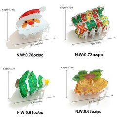 LILIE&WHITE Christmas Hair Clips For Women With 1 Count (Pack of 1), HC22321A