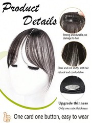 Braids Headband Hair Neat Fringe Bands Instant Hair Bangs With Headband Braided