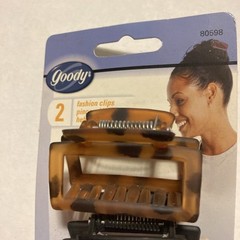 Goody 2 Open Rectangular Fashion Plastic Claw Clips (2 Diff Sets) 2001 New G46