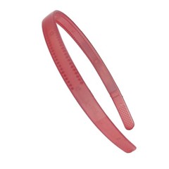 6 Mixed Jelly Color Plastic Hair Band Headband With Teeth 12mm Hair Accessories