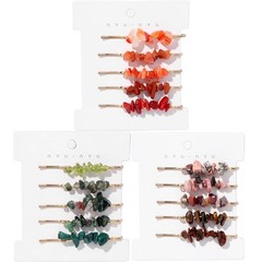 Crystal Hair Pins Gemstone Jeweled Bobby Pin Decorative Hair for Colorful Hai…