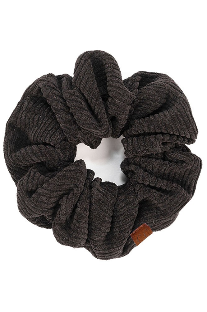 C.C Exclusive Women Teen Soft Stretchy Corduroy Solid Color Scrunchies