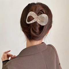 4 PCS French Concord Flat Hair Clips for Women 3.35 1 Count (Pack of 4), C