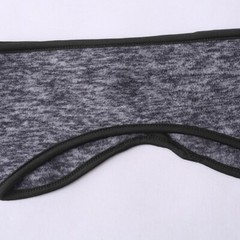 1/2 Winter Ear Warmer with Ponytail Fleece Ear Warmer Headband for Women Running