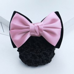Business Work Femal Hairnet Hairpin Head Bowknot Ribbon Stewardess Work Hairpin