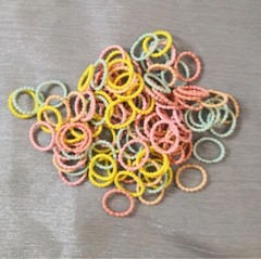 50Pcs Baby Mini Hair Ties Elastics Ponytail Holders Elastic Bands Womens Girls
