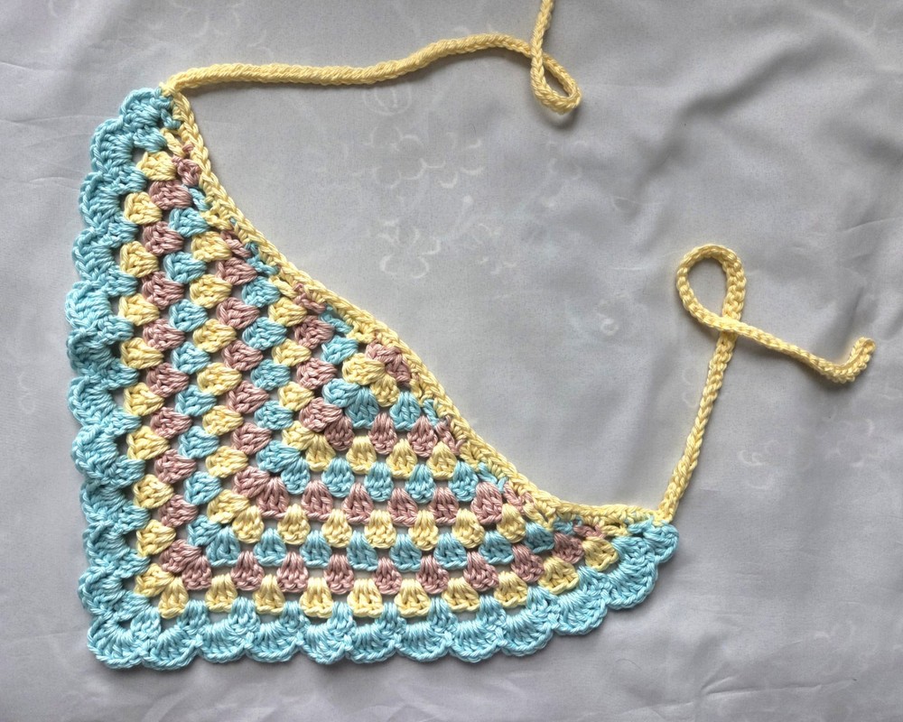 Pride Bandana – Crochet Bandana / Head Kerchief