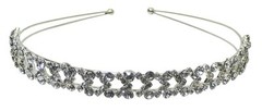 Bella Crystal Headband Design Connecting Hearts Crystal White Sale $2.99 AD6722