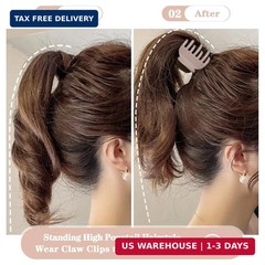 1.6″ Matte Small Double Row Teeth Hair Clips for Women – Strong Hold Jaw Clamps