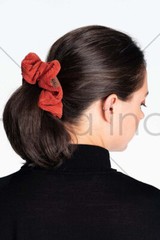 C.C Exclusive Women Teen Soft Stretchy Corduroy Solid Color Scrunchies