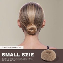 Teenitor Hair Bun Shaper Set, 4pcs Hair Donut Bun Maker(Extra-large, Large, M…