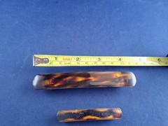 Vintage Goody 1980’s 4.5″ & 2.5″ Faux Tortoise Shell Hair Barrettes Lucite *16-B
