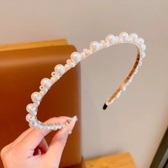 Pearl bangs headband