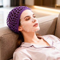 12PCS Mesh Crochet Hair Net Knit Snood Cap Cover Shower Caps Sleep Hat for Women