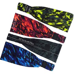 Sweatband Head Band Sport Yoga Gym Sweat Bands Cycling Moisture Wicking HairBand