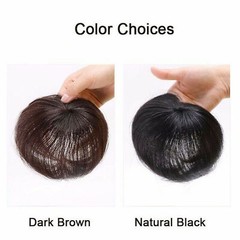 Human Hair Topper Clip in Hairpiece Wig Natural Toupee Top Pieces Wigs Women USA