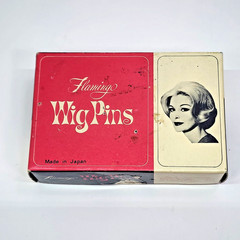 Vintage Flamingo Wig Pins Hair Hat Millinery Pins NOS 1950s 1960s A0028