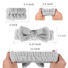 12 PCS Face Wash Headband Wristband Set for Women Girls | Soft Microfiber, Facia