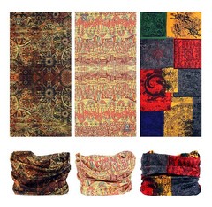 Headwear Head Wrap Sport Headband Sweatband 220 Patterns Magic Scarf 12PCS & …