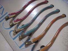 Goody Covergirl Epoxy Metal Wavy Bobby Slide Hair Pins Bobbies Pink Yellow Blue