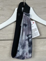 Lululemon Fringe Fighter Headband Diamond Dye Chrome Violet Verbena Grey 25240.