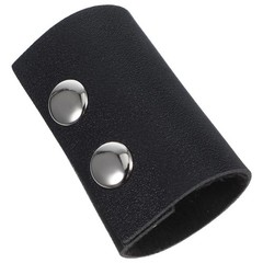 Leather Hair Tie for Thick Heavy or Curly Simple Style Brown 1 Count