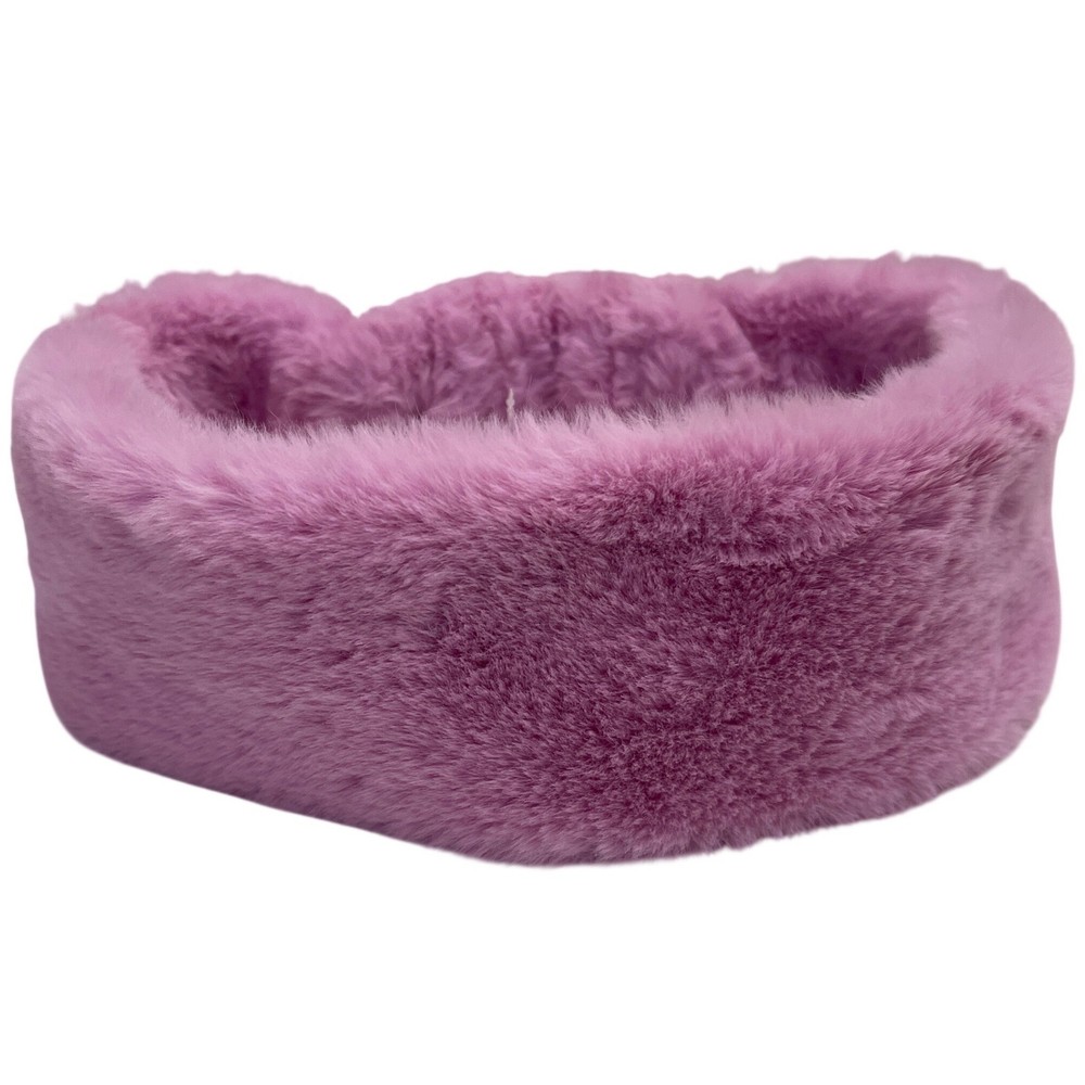 NEW UGG Headband Pink Faux Fur Head Ear Warmer Barbie Coquette Winter Designer