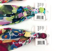 3-PK Scunci Headwrap Hair Wrap Fashion Floral Comfy Lightweight Summer 38792-A