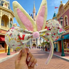 Easter Bunny Easter Reigning Rabbits Minnie Ears Disney` Resort Headband NWT