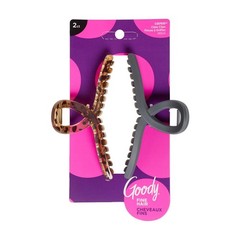 SlideProof Classics Medium Claw Clips – 4 Ct, Assorted Neutrals, Hair Styling