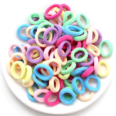 100/300/500 Pcs Girls Colorful Elastic Hair Bands Ponytail Hold Hair Tie Rubber